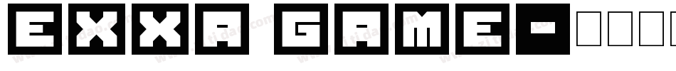 EXXA GAME字体转换